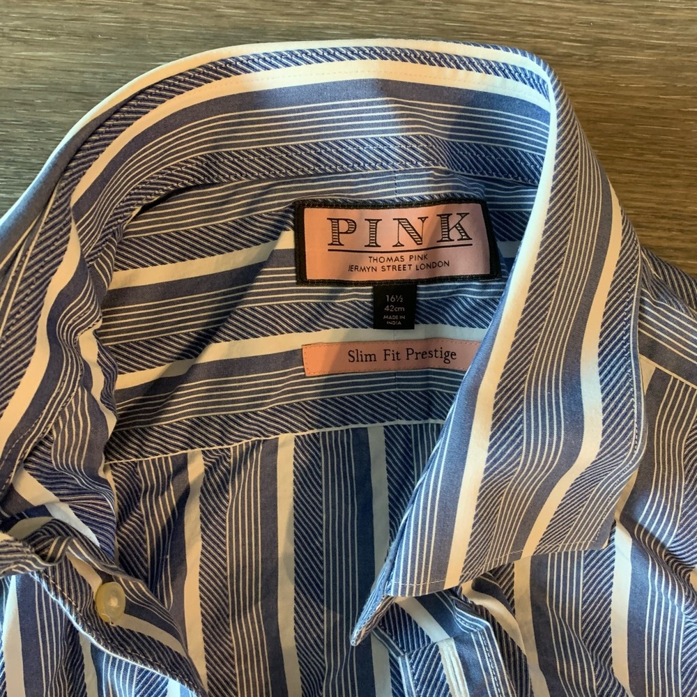 Thomas Pink Dress Shirt